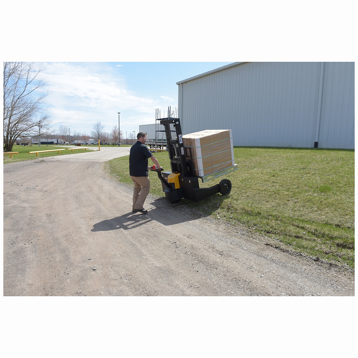 Vestil RT-S-62-AF Rough Terrain Stacker 62 Raised Height 3000#