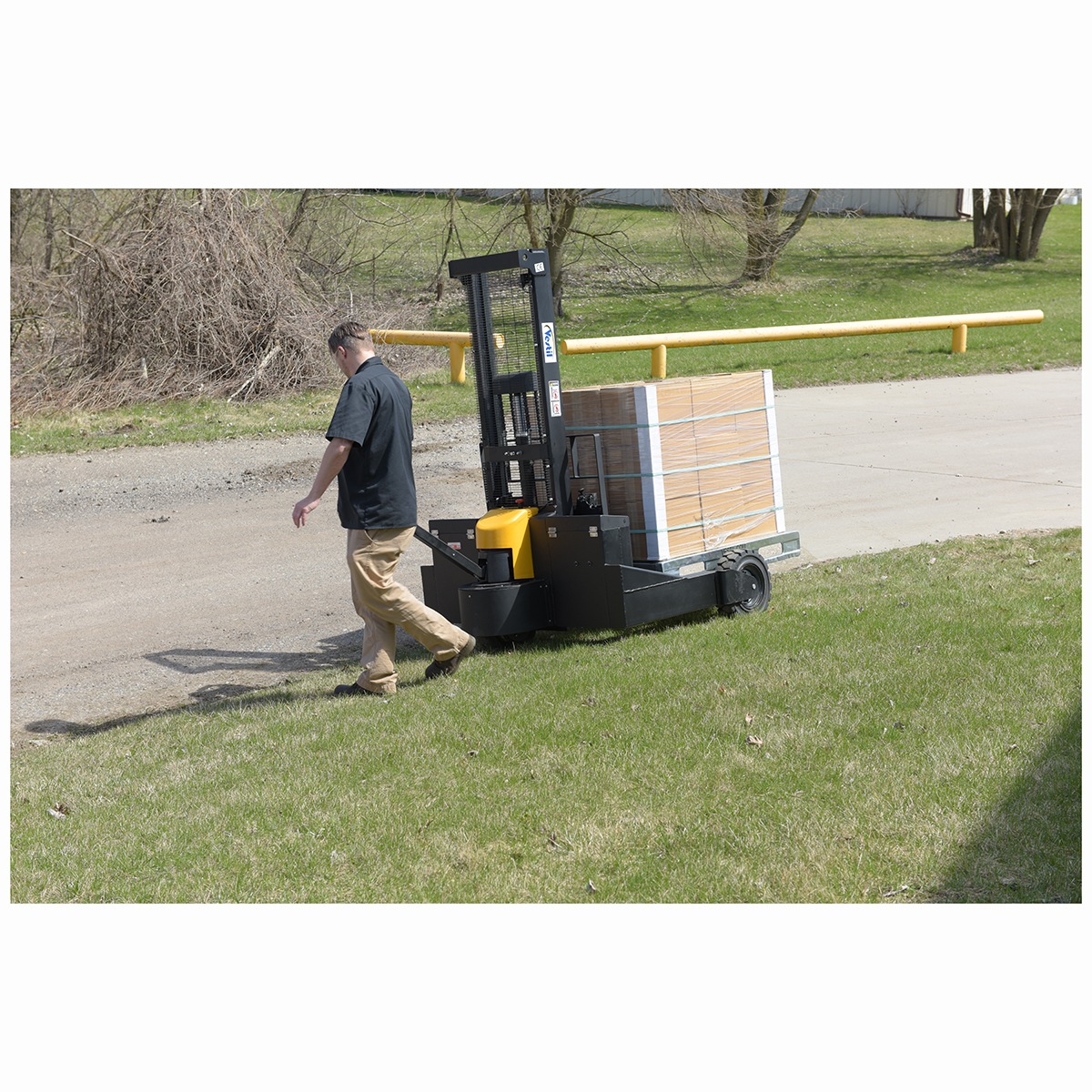 Vestil RT-S-62-AF Rough Terrain Stacker 62 Raised Height 3000#