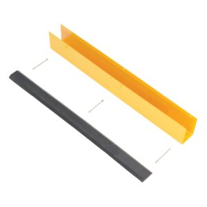 Vestil Rack Guard W/Rubber Bumper Insert