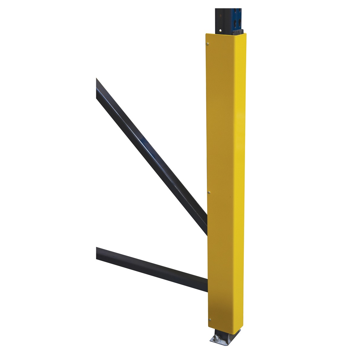 Vestil Rack Guard W/Rubber Bumper Insert