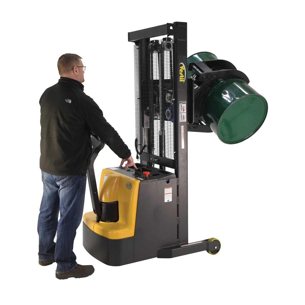 Vestil S-MU-VDGR-64 Vertical Drum Gripper/Rotator Stacker 800LB
