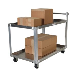 Vestil Aluminum Service Cart W/ Two