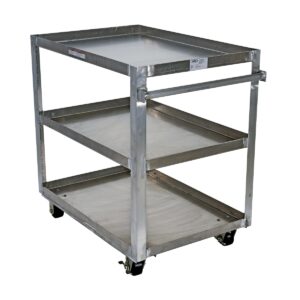 Vestil Aluminum Service Cart W/ Three