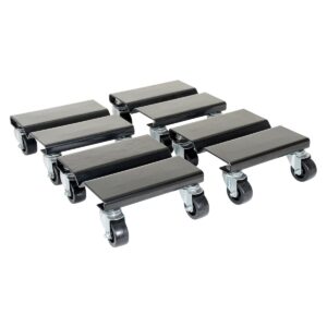Vestil SDOL-4 Steel Dolly Set 4 Included 8L In X 8W In