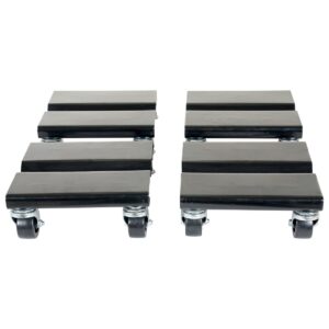 Vestil SDOL-4 Steel Dolly Set 4 Included 8L In X 8W In