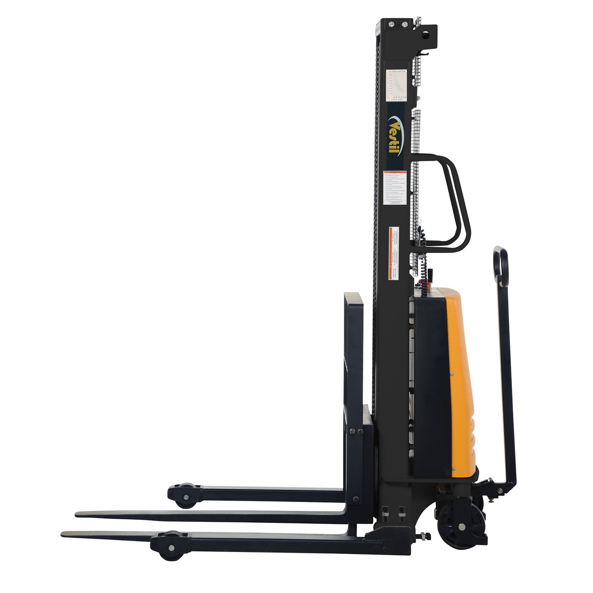 Vestil Adjustable Stacker W/Powered Lift