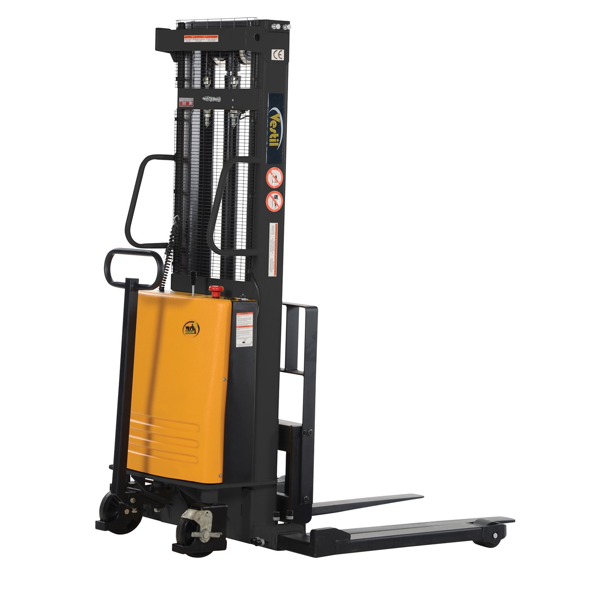 Vestil Adjustable Stacker W/Powered Lift