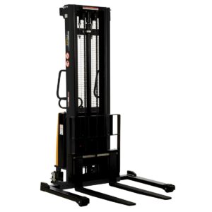 Vestil Adjustable Stacker W/Powered Lift