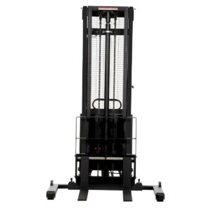 Vestil Adjustable Stacker W/Powered Lift