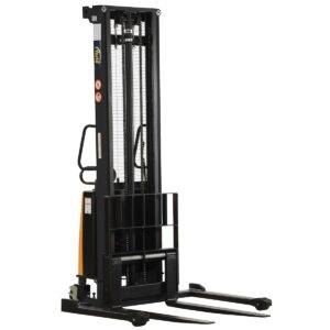 Vestil Adjustable Stacker W/Powered Lift