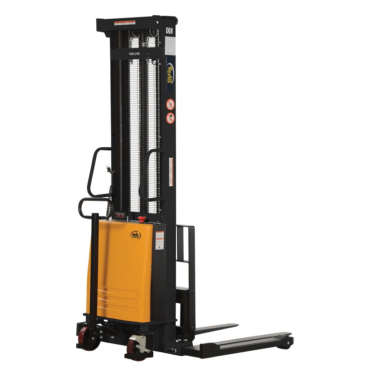 Vestil Adjustable Stacker W/Powered Lift
