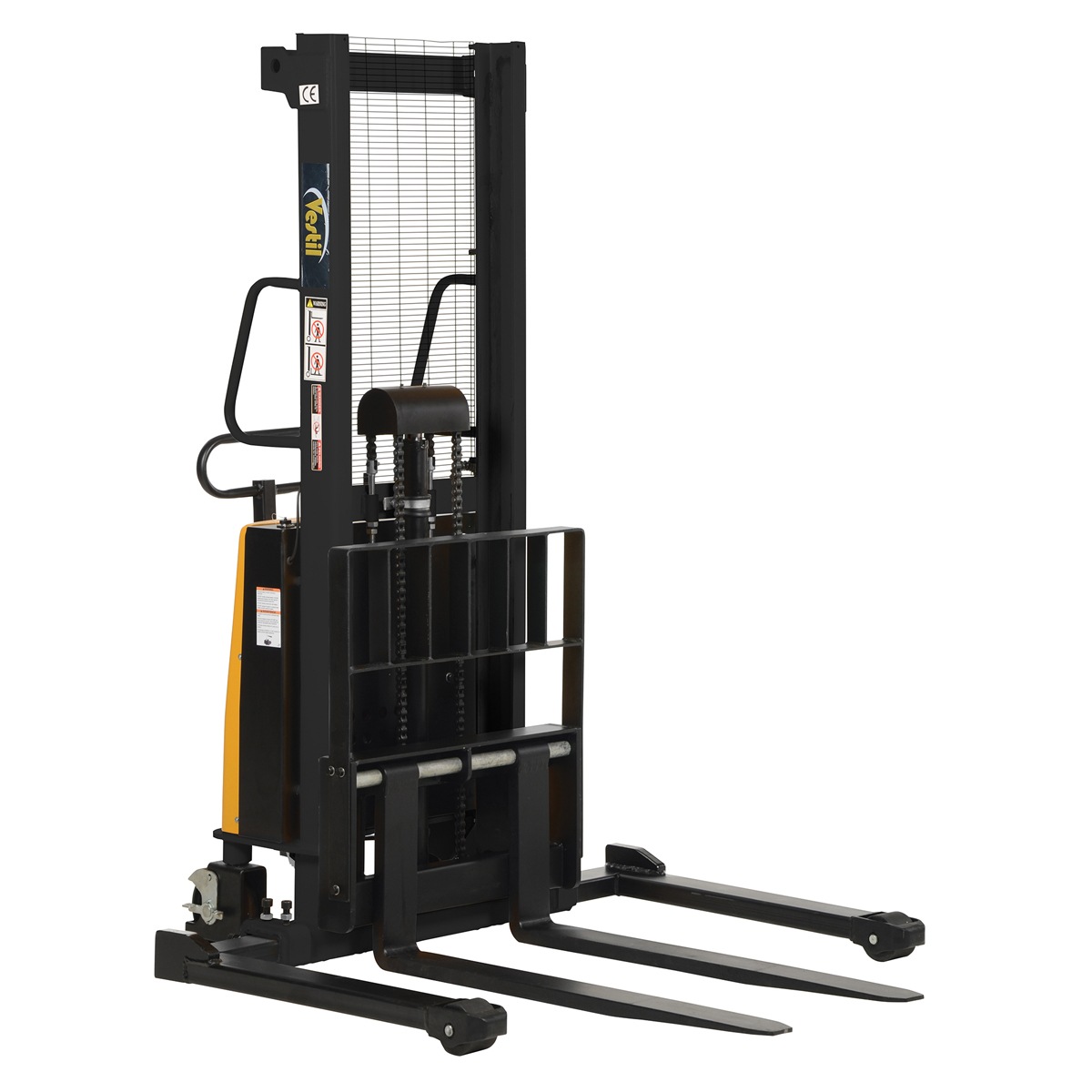 Vestil Adjustable Stacker W/Powered Lift