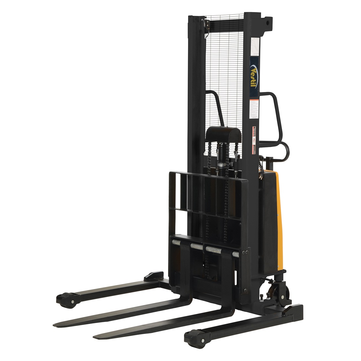 Vestil Adjustable Stacker W/Powered Lift