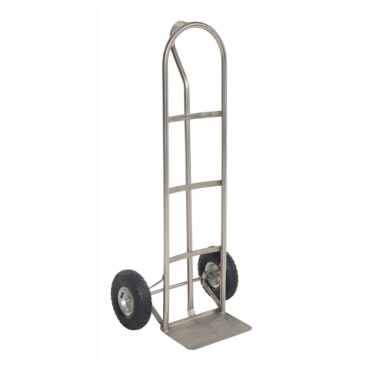 Vestil SPHT-500-SS Ss P-Handle Truck 500LB Pneumatic Wheels