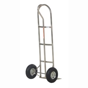 Vestil SPHT-500-SS Ss P-Handle Truck 500LB Pneumatic Wheels