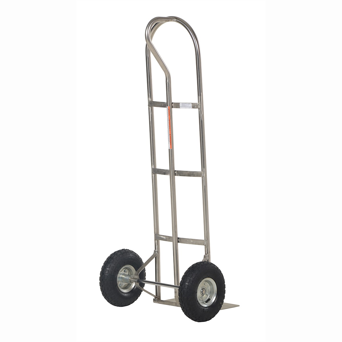 Vestil SPHT-500-SS Ss P-Handle Truck 500LB Pneumatic Wheels