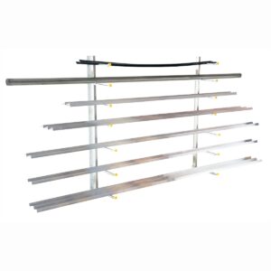 Vestil SR-WM Wall Mounted Material Rack W/ 1000 LB