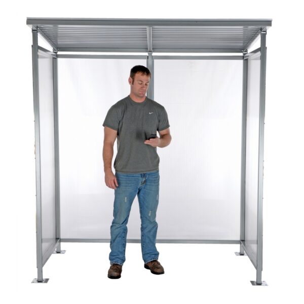 Vestil SSH-7939-80 Smoking Shelter Bus Stop