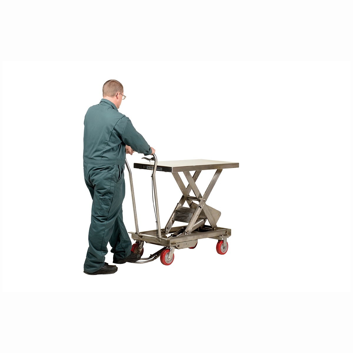 Vestil Stainless Steel Scissor Cart