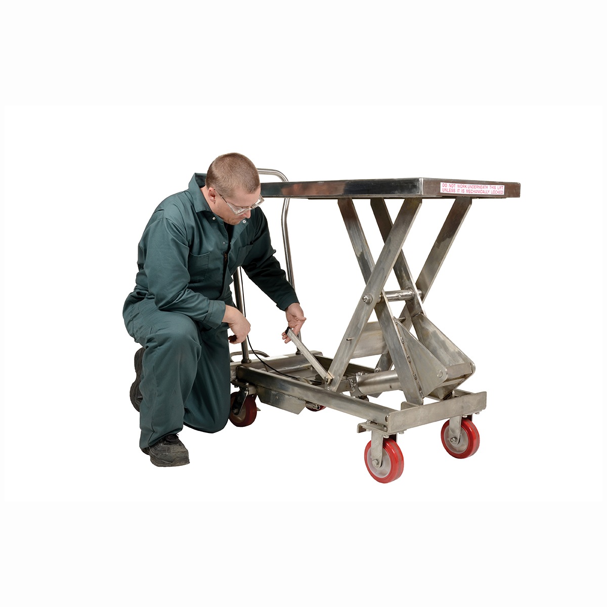 Vestil Stainless Steel Scissor Cart