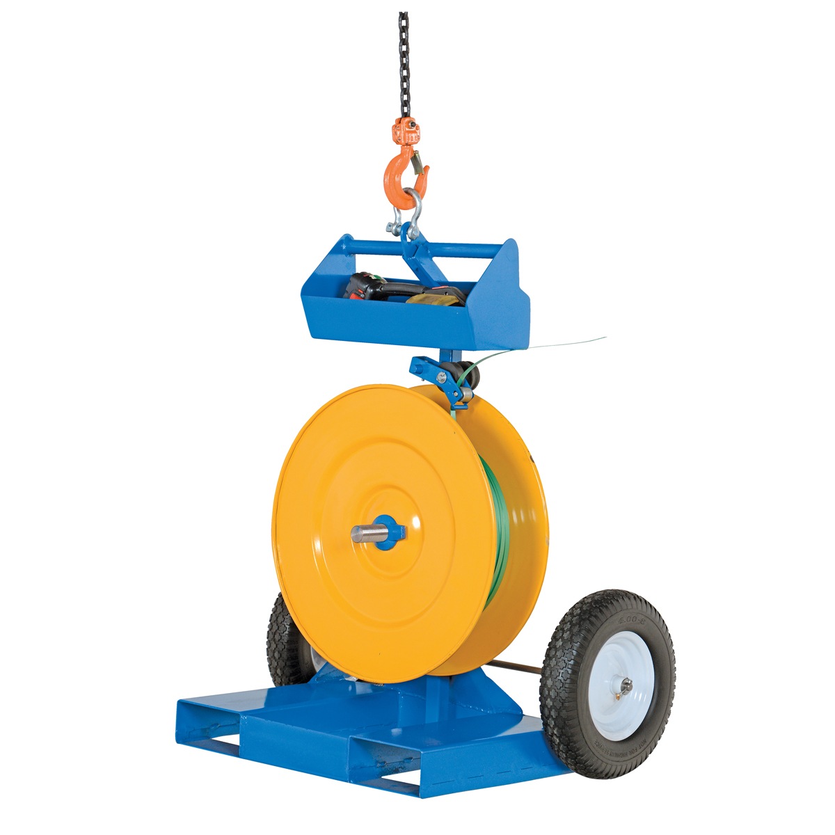 Vestil STRAP-FP Strapping Cart with Fork Pockets