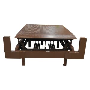 Vestil SU-800-SCB Actuated Dockleveler W/ Legs 107.25 X 88