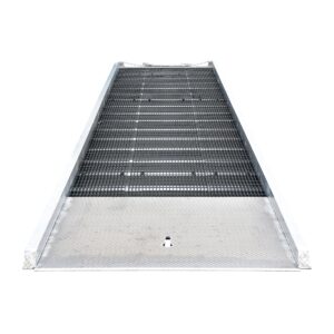 Vestil Aluminum Yard Ramp Steel Grating
