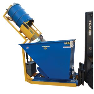 Vestil T-HOP Drum Dumper Battery Powered 400 LB Cap