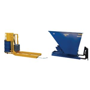 Vestil T-HOP Drum Dumper Battery Powered 400 LB Cap