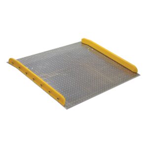 Vestil Aluminum Dock Board Steel Curb