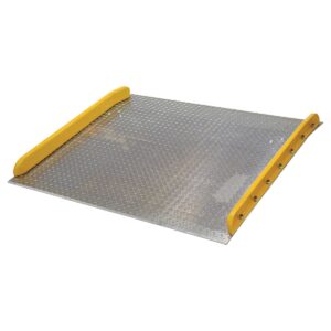 Vestil Aluminum Dock Board Steel Curb