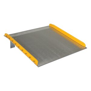 Vestil Aluminum Dock Board Steel Curb
