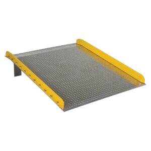 Vestil Aluminum Dock Board Steel Curb