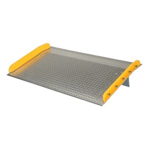 Vestil Aluminum Dock Board Steel Curb