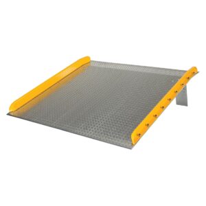 Vestil Aluminum Dock Board Steel Curb
