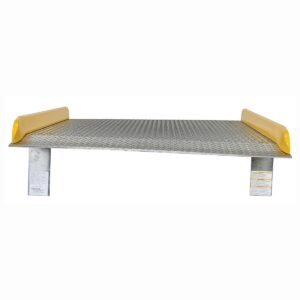 Vestil Aluminum Dock Board Steel Curb