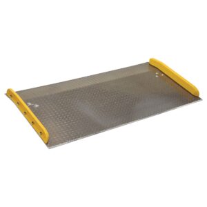Vestil Aluminum Dock Board Steel Curb