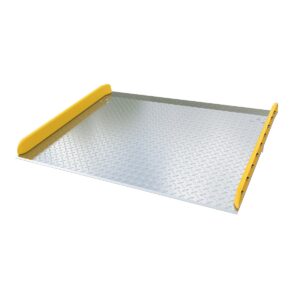 Vestil Aluminum Dock Board Steel Curb