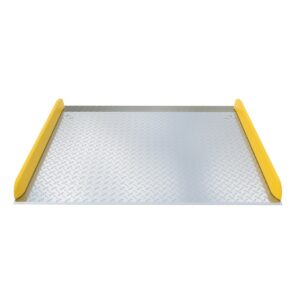 Vestil Aluminum Dock Board Steel Curb