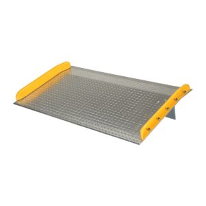 Vestil Aluminum Dock Board Steel Curb
