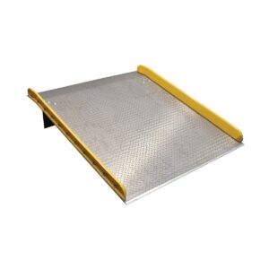 Vestil Aluminum Dock Board Steel Curb
