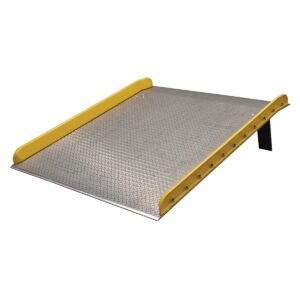 Vestil Aluminum Dock Board Steel Curb