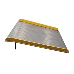 Vestil Aluminum Dock Board Steel Curb