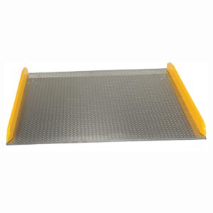 Vestil Aluminum Dock Board Steel Curb
