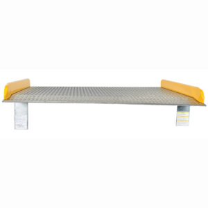 Vestil Aluminum Dock Board Steel Curb