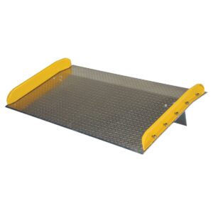 Vestil Aluminum Dock Board Steel Curb