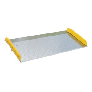 Vestil Aluminum Dock Board Steel Curb