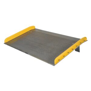 Vestil Aluminum Dock Board Steel Curb