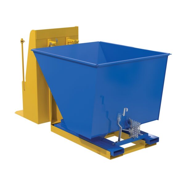 Vestil TCDHLD400DLX DC Power Trash Can Dumper 400LB W/Hopper