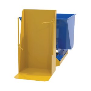 Vestil TCD-HLD-400-DLX DC Power Trash Can Dumper 400LB W/Hopper